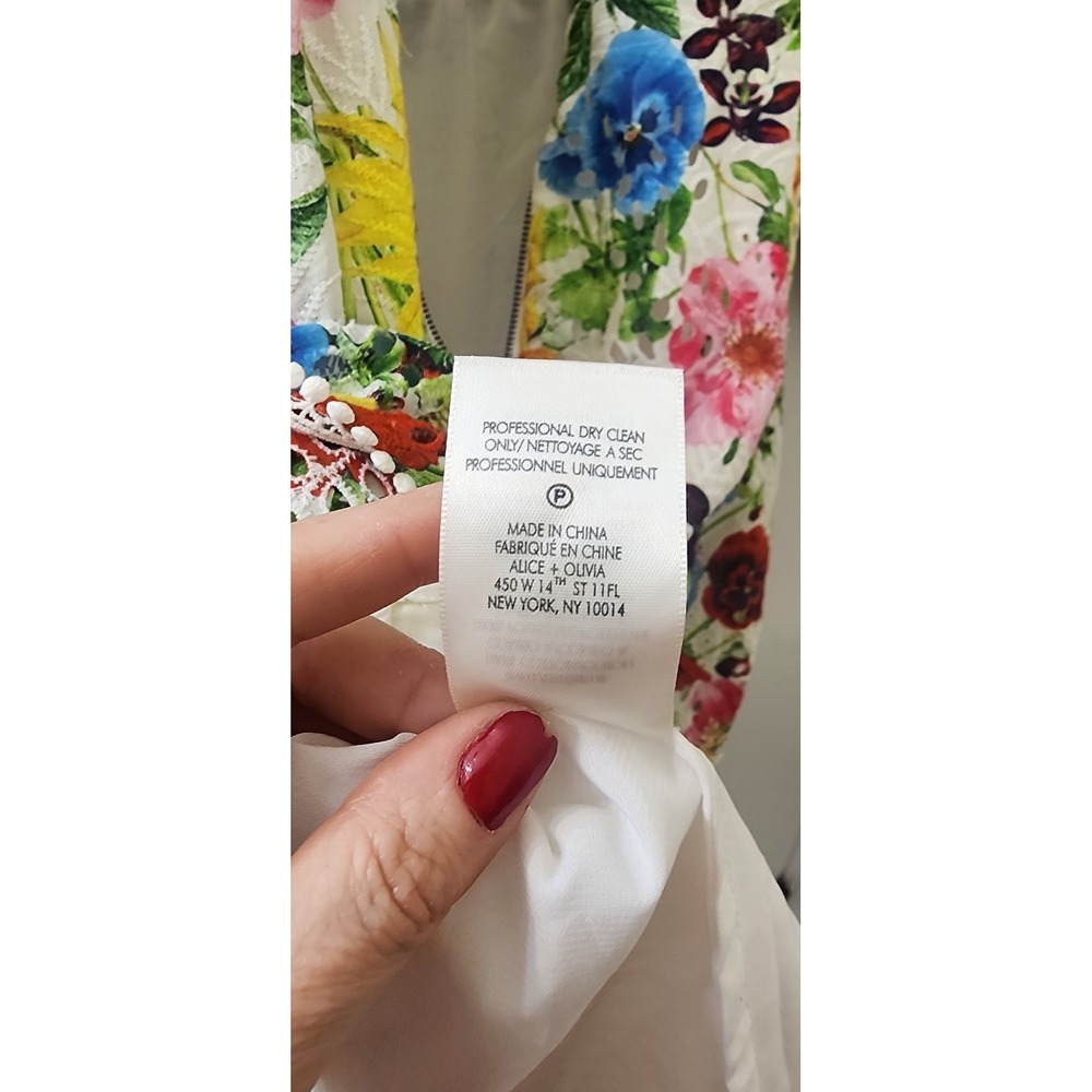 Alice+ Olivia Women's Dress, Floral, Size 10 - Picture 9 of 12